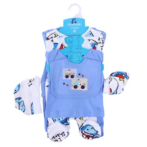 Daily wear leisure breathable latest fashion spring summer 8 piece kids baby romper girls clothing sets