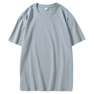 Camiseta Promocional de Color Sólido, Cuello Redondo, Manga Corta, Ropa Informal de Algodón - Product Image 4