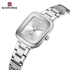 Reloj <span class=keywords><strong>de</strong></span> Pulsera Naviforce 5075 NF5075 para <span class=keywords><strong>Mujer</strong></span>, Marca <span class=keywords><strong>de</strong></span> Moda, Cuarzo, Acero Inoxidable, Lujoso, Resistente al Agua - Product Image 1