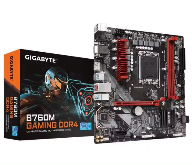 For GIGABYTE B760M GAMING AC DDR4 Motherboard New Compatible 13600K\13400 CPU Double Memory SATA Integrated for Desktop