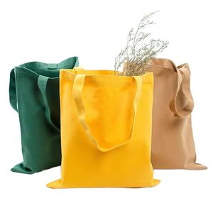 Lifestyle <b>Bags</b> Custom Printed Logo High Quality Organic Recycled Cotton Shopping <b>Tote</b> <b>Bag</b> Long Handle <b>Canvas</b> Large - Product Image 1