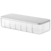 Boîte de rangement pour câbles LANZYLO en plastique, type sur pied, pour bureau, avec gestion des prises d'alimentation et des chargeurs de téléphone portable