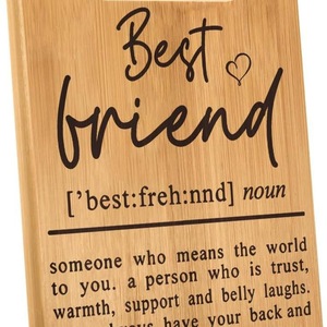 Planche à découper SINCERE en bois – Cadeau mignon pour tante, idéal pour <span class=keywords><strong>anniversaire</strong></span> et fête des Mères, très apprécié des nièces et des neveux - Product Image 4