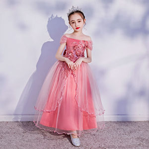 Robes de demoiselle d'honneur élégantes pour filles, dernières tendances occidentales, longues, pour les occasions spéciales, LP-213 - Product Image 5