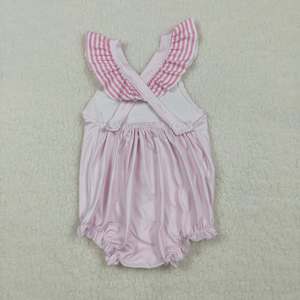 Conjunto de Verano para Bebé Niña, Camiseta Rosa de Manga Corta y Pantalones Cortos a Juego, Mono Informal Ecológico para Bebé - Product Image 3