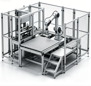 Housse de protection personnalisée pour grand rack, série 6000, cadre en profilé d'aluminium extrudé carré, boîtier de machine industrielle - Product Image 5