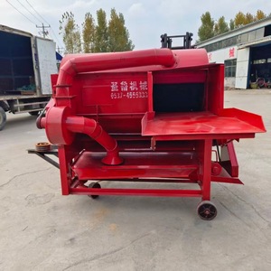 Machine à battre les céréales 1000 kg/h multifonctionnelle pour légumineuses, en acier au carbone, alimentée par moteur 380 V - Product Image 2
