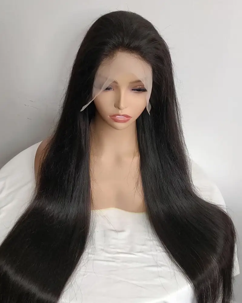 JP 13x6 13x4 hd onda profonda anteriore del merletto parrucche dei capelli umani cuticola vergine grezza capelli allineati capelli umani vergini per le donne nere