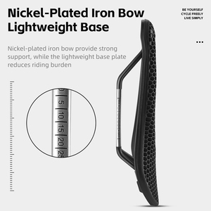 WEST BIKING <span class=keywords><strong>Selle</strong></span> de vélo en TPE alvéolé respirante, coussin creux, siège de vélo absorbant les chocs, <span class=keywords><strong>selle</strong></span> confortable pour le cyclisme sur route et <span class=keywords><strong>VTT</strong></span> - Product Image 3
