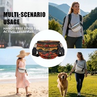 Sac banane personnalisé à imprimé volcan hawaïen pour femmes, idéal pour le shopping, les voyages, le quotidien et les programmes d'étiquetage privé