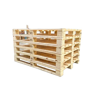 Palettes en bois massif de Zhongshan, fumigées, à 4 entrées, pour le transport logistique, l'entreposage et la personnalisation - Product Image 5