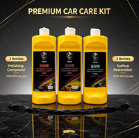 Kit de polissage et de correction de peinture automobile : Crème de découpe, Restaurateur d'oxydation, Éliminateur de marques de tourbillons, Restauration de la brillance