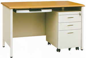 Fabricant de mobilier scolaire Table de professeur avec tiroirs Bureau de direction en bois Bureau en bois Bureau de professeur confortable - Product Image 6