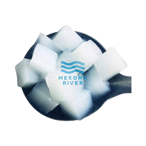 Nata de Coco Cruda de la Compañía del Río Mekong, 8x8 mm, Certificación Halal, Relación de Compresión 1:10, Ingrediente para Bebidas y Postres - Product Image 1