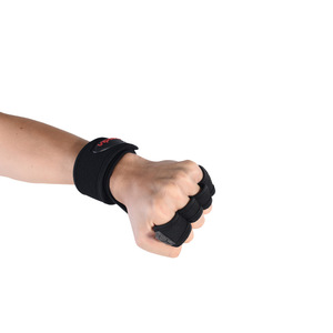 Fitness <b>Gloves</b> Half Finger Neoprene Black And Rose Red For <b>Weight</b> Lifting Gym <b>Training</b> Unisex Smlxl - Product Image 1