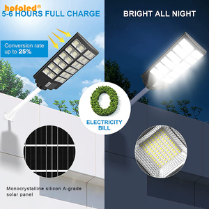 Lampe solaire tout-en-un 600-3000W, panneau solaire IP65, lampe LED solaire extérieure avec télécommande pour cour/jardin/chemin - Product Image 2