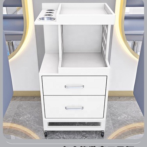 Modern Heavy-duty Metal Beauty Storage <b>Trolley</b> for Hair Salon Barber Shop and Bathroom Working Salon Equipment - Product Image 3
