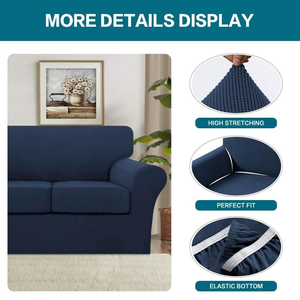 4 Fundas Elásticas de Jacquard para Sofá de 3 Plazas, Cubre Sofá, Copridivano de 4 Plazas para Sofás de Sala de Estar - Product Image 2