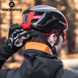 ROCKBROS-Casque de vélo avec feux de signalisation avant et arrière rechargeables pour vélo - Product Image 4