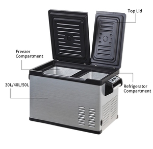 GCSOAR Dual Temperature <b>Car</b> Refrigerator 30L 40L 50L Compressor <b>Fridge</b> Freezer for Home - Product Image 4
