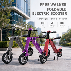 Scooter Plegable Ligero de Aluminio con Batería de Litio Extraíble, Bicicleta Eléctrica para Desplazamientos Diarios en la Ciudad CHS-KA1, Cuadro Ligero de Aluminio - Product Image 1