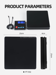 Piattaforma per bagagli elettronica digitale 50kg/1g bilancia bilance ABS panca Display LCD personalizzabile per spedizione pacchi uso postale - Product Image 5
