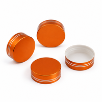 Bouchon à vis rond lisse de 43 mm à filetage fin, ajustement serré, durable, réutilisable, en vrac, pour pot d'onguent, emballage médical