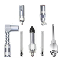 Adaptor Coupler Gemuk Mobil Universal 1/8NPT 90 Derajat 3 Jaw Coupler Alat Pemasangan Gemuk