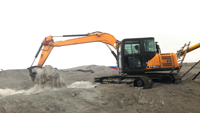 Kualitas baik 15.5ton crawler excavator SY155U(T4f)