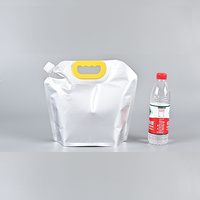 Pochettes réutilisables à bec verseur avec poignée, sacs en plastique de qualité alimentaire anti-fuite, personnalisables avec logos et poignées
