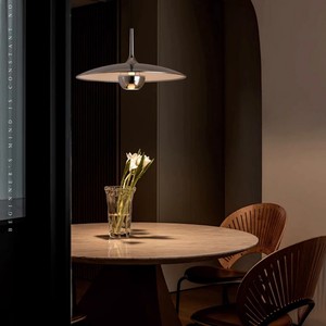 Hector Finch Minimalist Flying Saucer Pendant <b>Light</b> Round E27 LED Dining Room <b>Chandelier</b> - Product Image 1