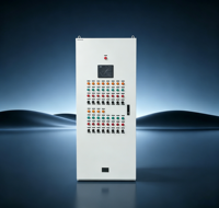 Caja de Distribución de Equipos Eléctricos de Pie, Panel de Control de Automatización PLC, Botón Pulsador, Luz Indicadora, Clasificación IP66