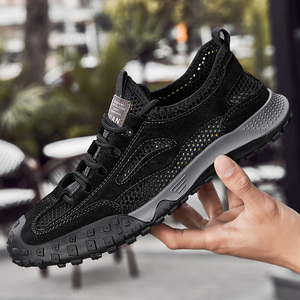 Tênis Masculino para Corrida, Caminhada, Trilha, Cross Country, Trekking e Caminhada com Mochila, em Tecido Elástico com Furos de Ventilação - Product Image 3