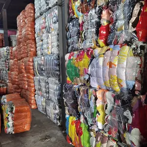 Bersinar Musim Panas Grosir Pasar Afrika Baju Bekas dan Tas Bekas Dalam 90Kg Bale untuk Dijual