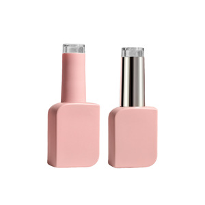 Vernis à ongles rose 15ml 10ml 12ml bouteilles <span class=keywords><strong>en</strong></span> <span class=keywords><strong>verre</strong></span> vides couche de base étanche à la lumière couche de finition emballage pour gel à ongles - Product Image 6