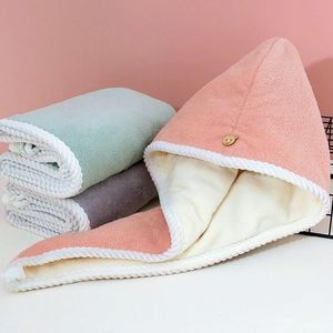 Toalla turbante de microfibra de secado rápido para el cabello, para mujeres, para cabello largo, súper absorbente y antiencrespamiento - Product Image 2