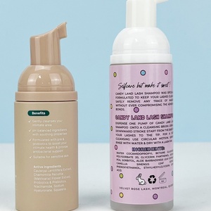 Support Color Customization Emrty 30ml 60ml White Brown Sticker Label Foam <b>Pump</b> <b>Bottle</b> Manufacturer - Product Image 2