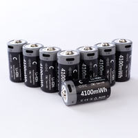 Baterai Isi Ulang USBC Ukuran C 1.5V 4100mWh Tegangan Konstan Lithium Ion Li-ion untuk Perangkat Elektronik