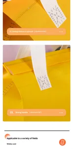 Bolsas de Embalaje de Alimentos Aisladas y Laminadas con Papel de Aluminio No Tejido Personalizadas para Té con Leche, Bocadillos Nocturnos, Pollo Frito para Llevar - Product Image 6
