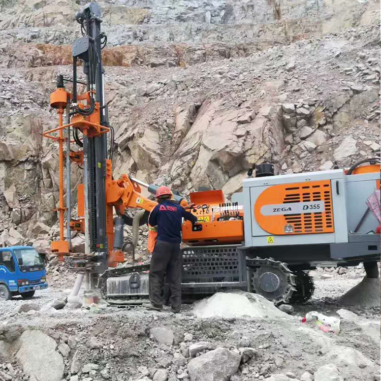 APCOM ZEGA 355 forage ZEGA diamètre 100 mm mini machine de forage kaishan chenille foreuse rotative à vendre