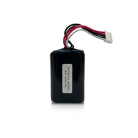 Batterie au lithium-ion personnalisée 18500 14,8V 2000mAh 4S1P 29,6Wh avec PVC noir 4 fils et connecteur 4 broches