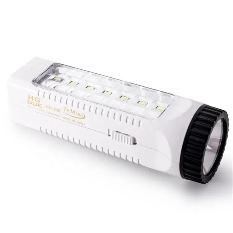 Light Rechargeable Flashlight Multifunctional Flashlight Rechargeable LED Light Durable Torch With Lead-acid Battery