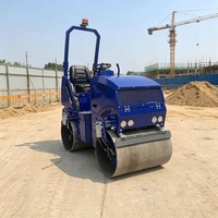 Nouvelle conception de rouleau compresseur vibrant de 3 tonnes, machine à rouleaux compresseurs hydrauliques pour travaux routiers en asphalte