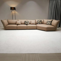 Luxus Hochwertige moderne Einsitz Sofa Schnitt möbel Echtes Leder Schwamm Gefüllte Wohnzimmer Couch