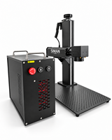Marqueur laser à fibre 2.5D 3D avec autofocus programmable, prend en charge DXF/PLT/BMP pour la gravure en relief 3D sur métaux et pierres