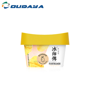 135ml PP personnalisé IML nourriture plastique glace glacée yaourt beurre <span class=keywords><strong>pot</strong></span> tasses emballage avec couvercle cuillère - Product Image 6