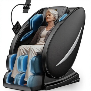 Zero-Gravity Ganzkörper-Massagesessel mit Wärmetherapie, Bluetooth-Lautsprecher, Luftkompression, Fußroller und Touchscreen - Product Image 1