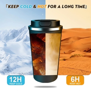 Nouvelle Tasse Isotherme Intelligente à Double Paroi en Acier Inoxydable 2026 avec Contrôle de Température et Couvercle LED - Product Image 4