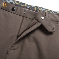 Pantalon long léger pour homme, respirant, coupe droite, luxueux, confortable, uni, décontracté, de qualité supérieure, pour le bureau 2026