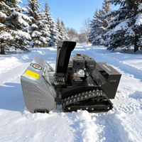 Souffleuse à neige électrique sur chenilles de 9,0 kW, largeur 120 cm, modèle HD 200F, télécommandée, automotrice, pour l'élimination de la neige dans les cours et sur les routes